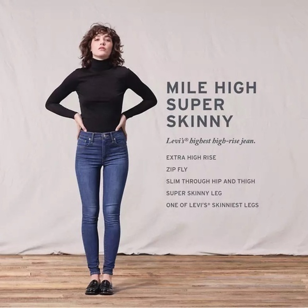 Levi’s Mile High Super Skinny Jeans